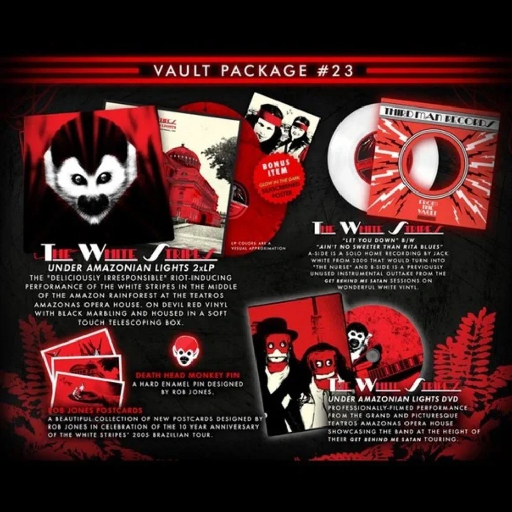 The White Stripes "Under Amazonian Lights" Third Man Records Vault Pkg. #23